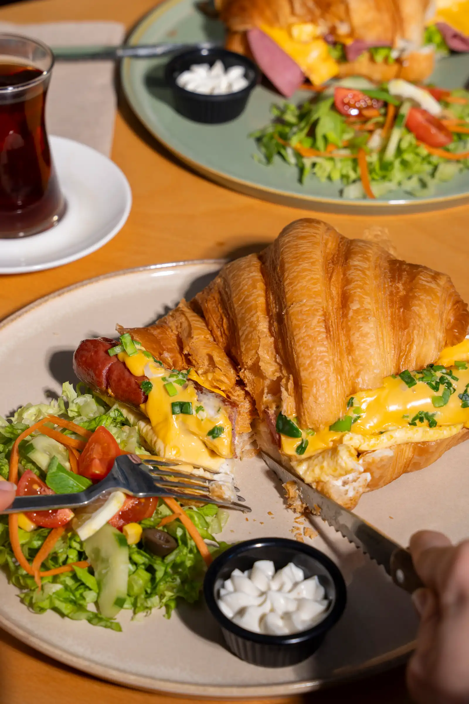 Happy Croissants atmosferinden bir kare
